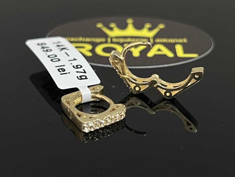 Bijuteria Royal CB : Cercei dama aur 14k 1,97 grame