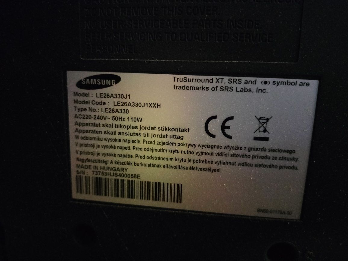 Tv Samsung LCD defect