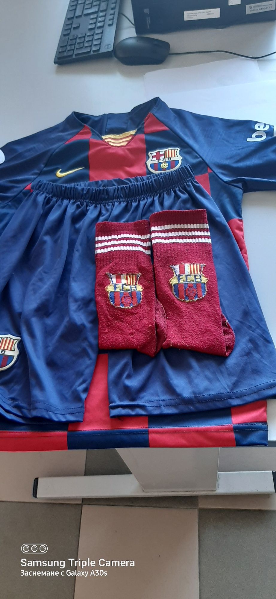 Nike оригинален футболен комплект 164