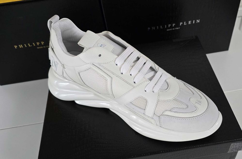 Sneakers  PHILIPP PLEIN Hurricane White TOP Nr 40-47 NOI in CUTIE