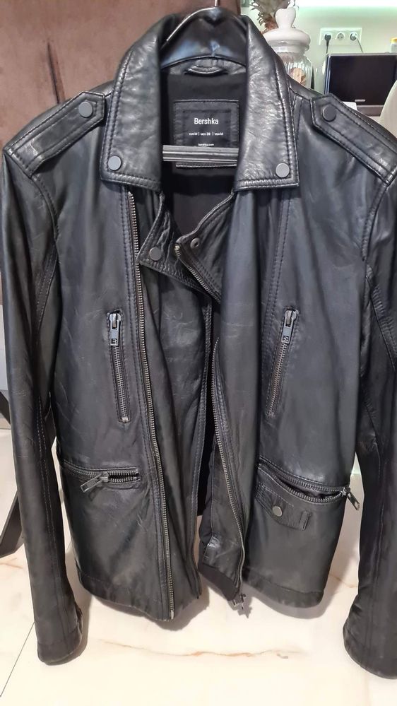 Кожено яке Bershka - тип Biker