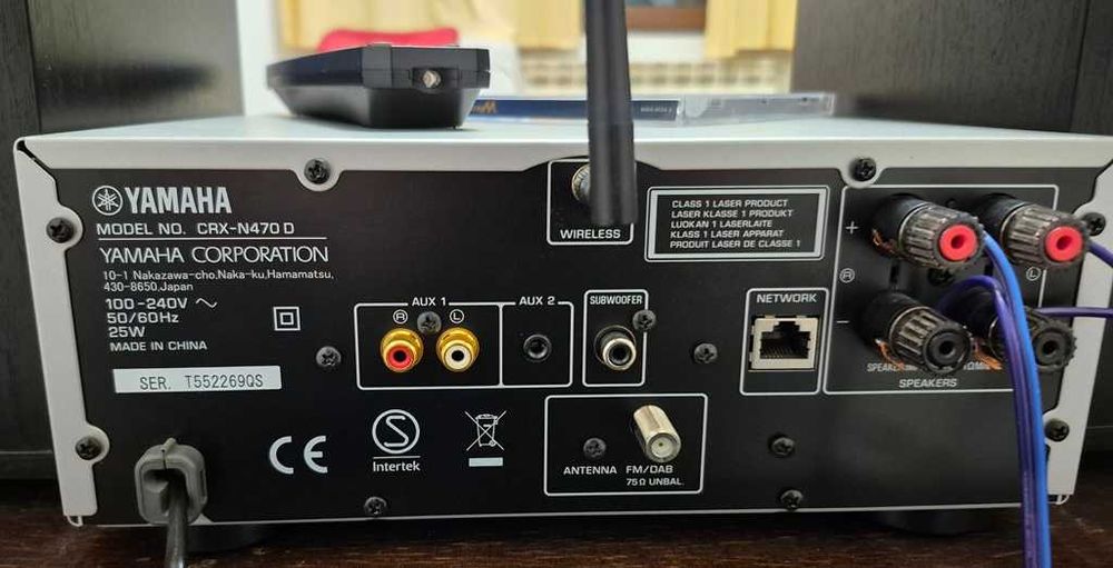 Vand sistem audio Yamaha CRX - N470, impecabil !