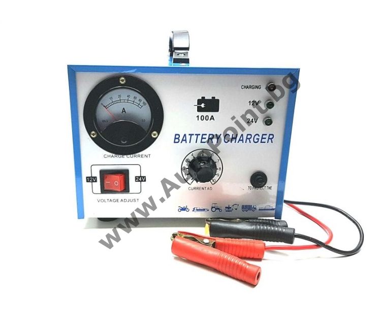 Зарядно за Акумулатор 100A ТИР БУС кола