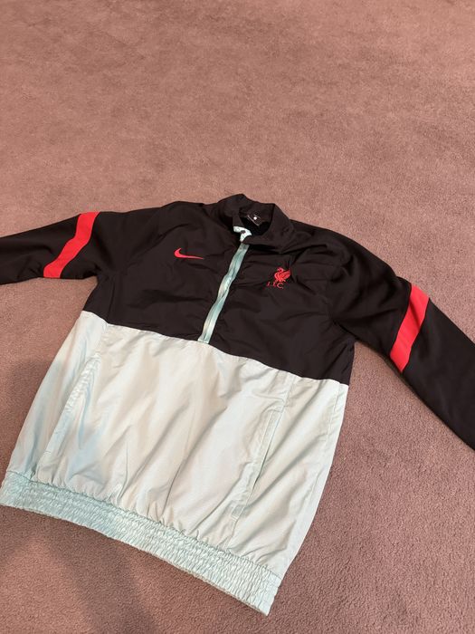Liverpool Nike Half-Zip Track Jacket. ЛИВЪРПУЛ ветровка