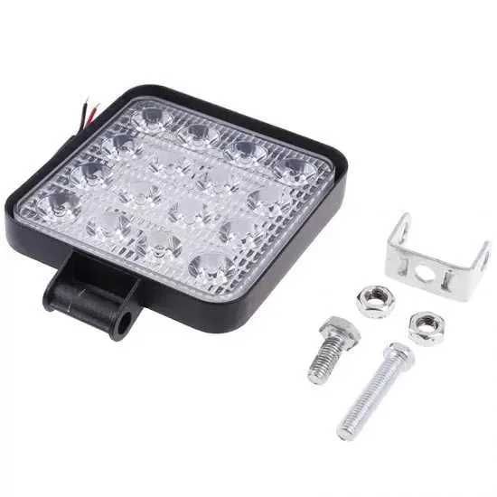 Proiector Led Auto IP67 48W Offroad patrat