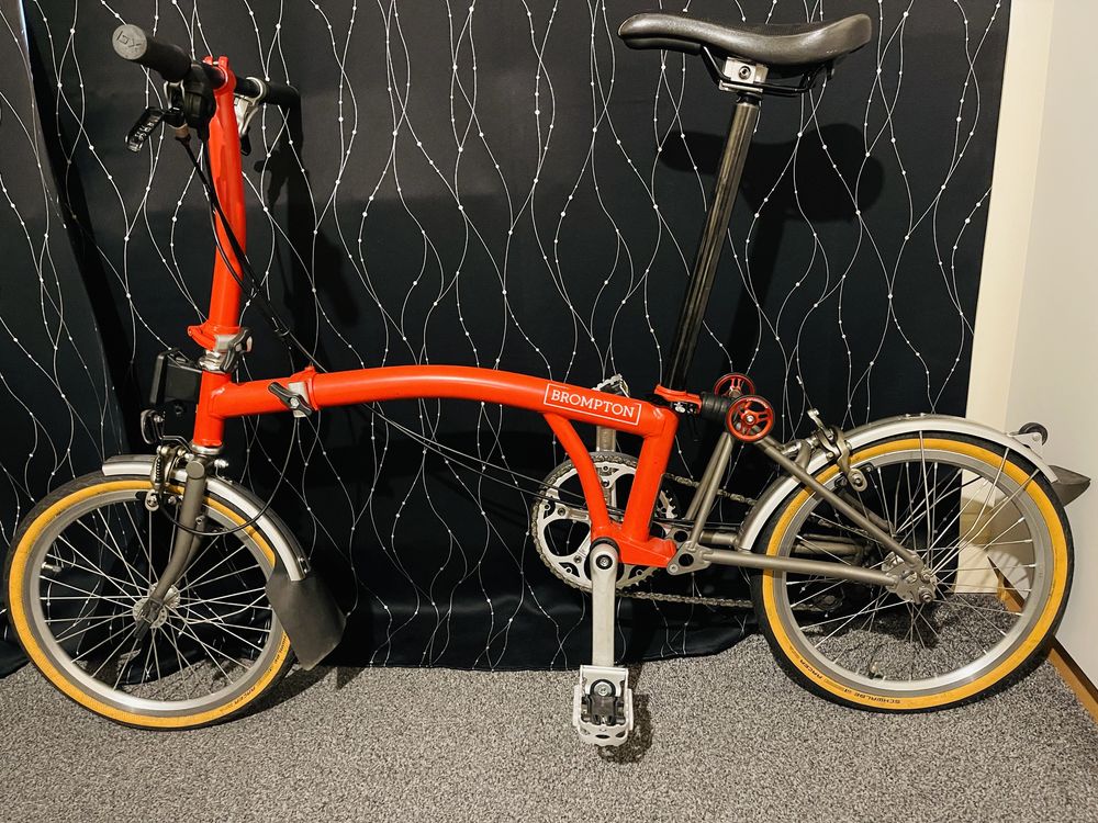 Bicicleta Pliabila Brompton Titanium