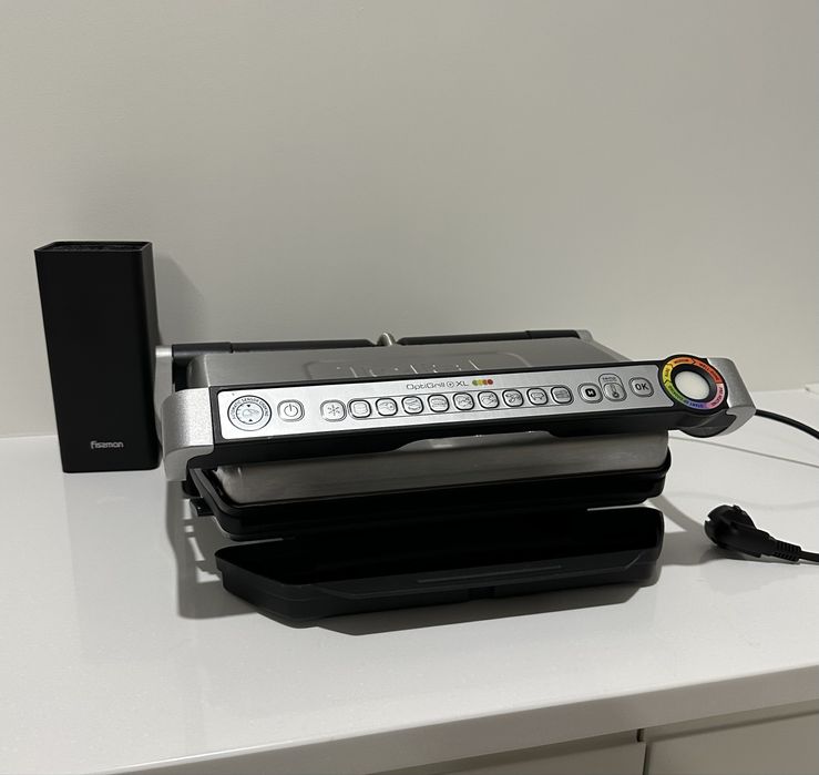 Гриль Tefal Optigrill + XL черный, серебристый