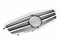 Решетка Mercedes W212 E-Class (2009-2014) - AMG черна с хром лайсни