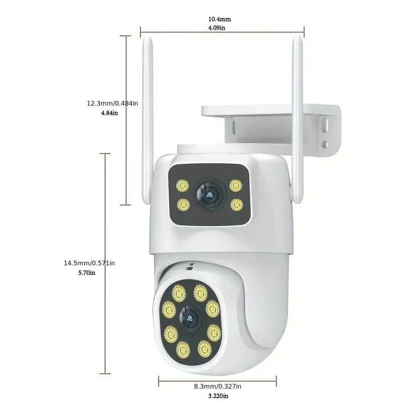 Мултифункционална охранителна камера безжична външна водоустойчива WiF