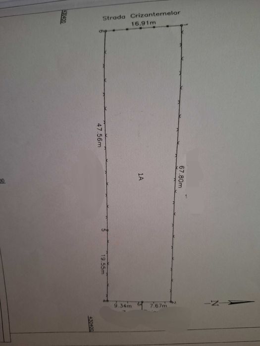 LOT Teren INTRAVILAN 1100 mp sat Rubla, Rm Sarat, BUZAU - 24 200 EURO