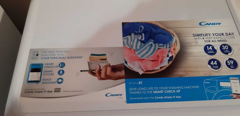 Masina spalat Smart Candy, clasa A+++ super economica, 7kg,1200 rpm