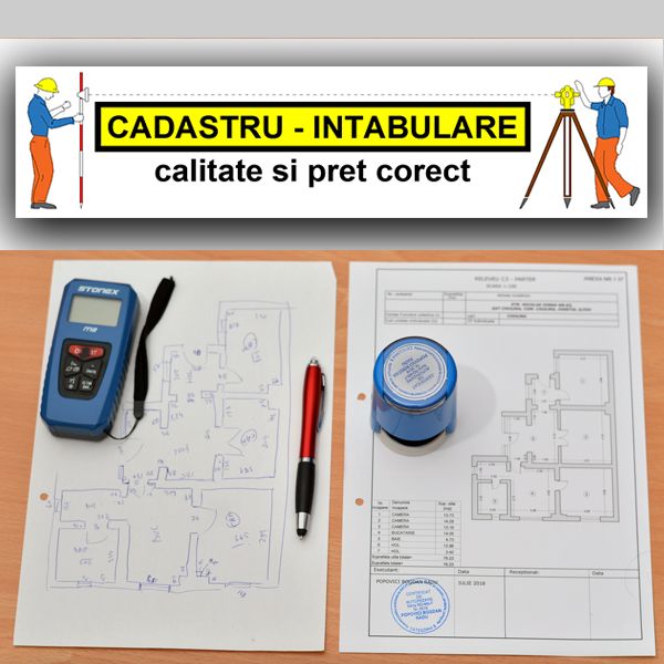 Cadastru/intabulare apartamente/garsoniere Bucuresti