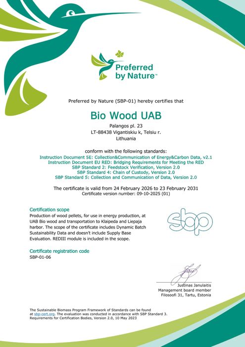 Peleți de lemn A1 pentru încălzirea locuinței