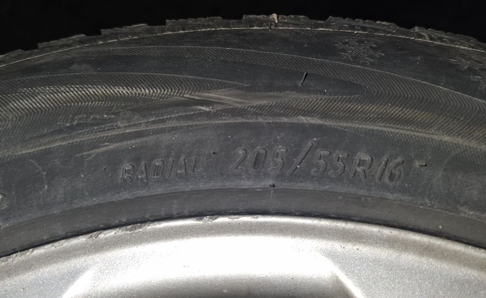 Set roți iarnă audi 205/55 R16