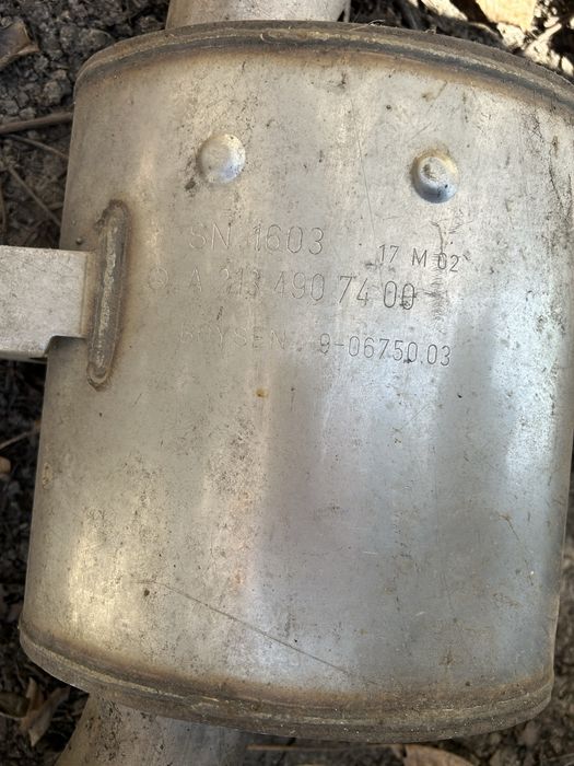 Toba/eșapament Mercedes C/GLC/