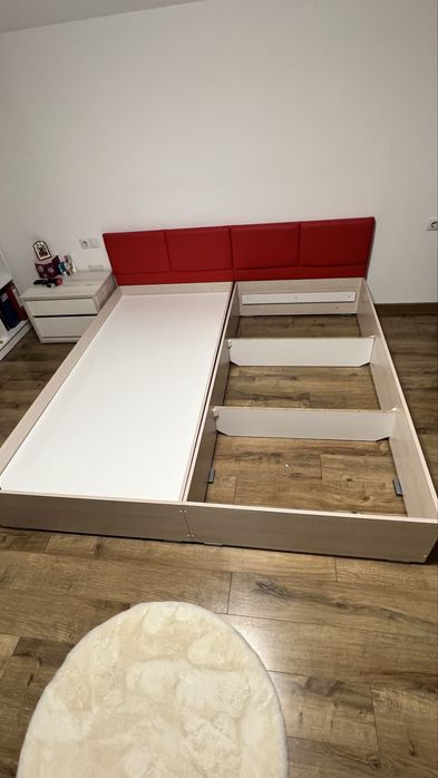 Pat dormitor 180/200 Pat o persoana 90/200 Saltea spuma memory