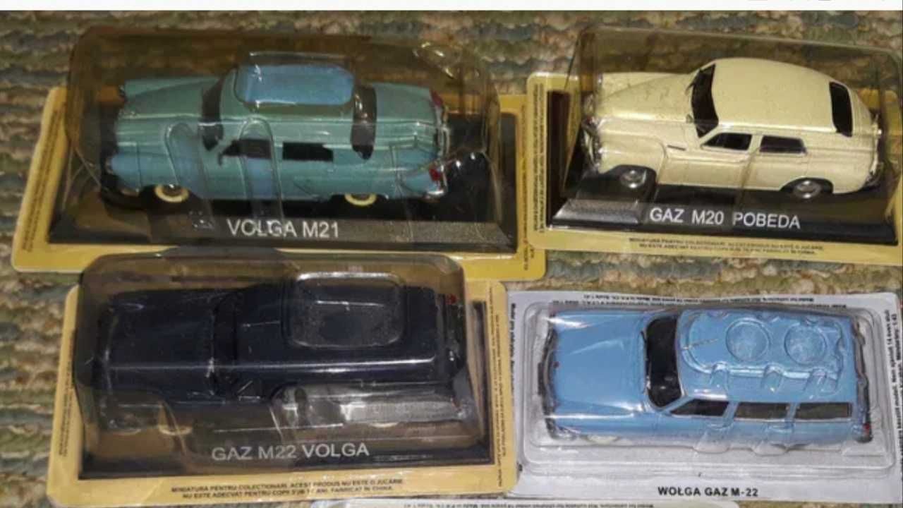 СССР MОДЕЛИ 1.43 мащаб Deagostini Uaz Gaz Nysa Lada Fiat Moskvich Zil