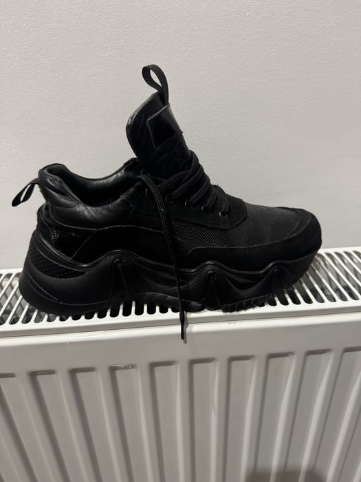 Дамски маратонки естествена кожа