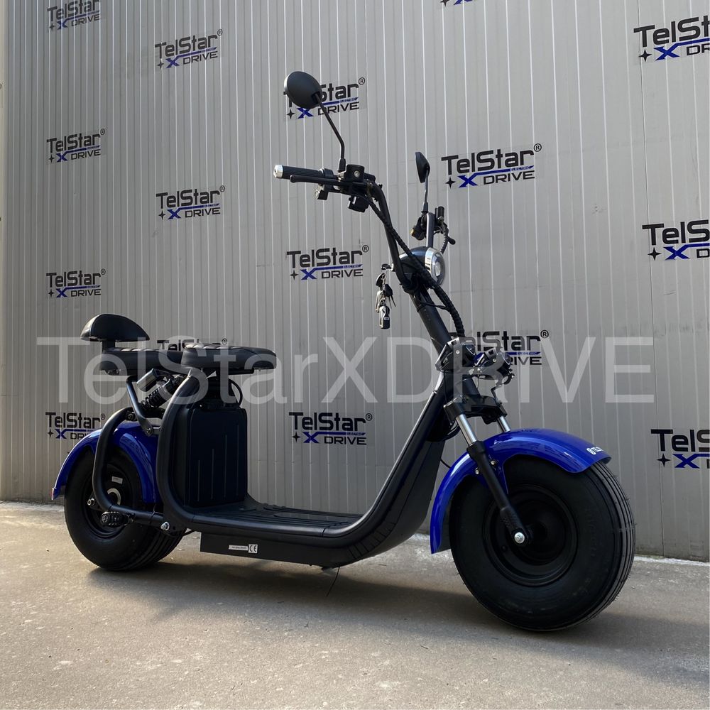 Електрически скутер BIG CITY HARLEY X7 ULTRA 1500W 60V 26Ah с LED