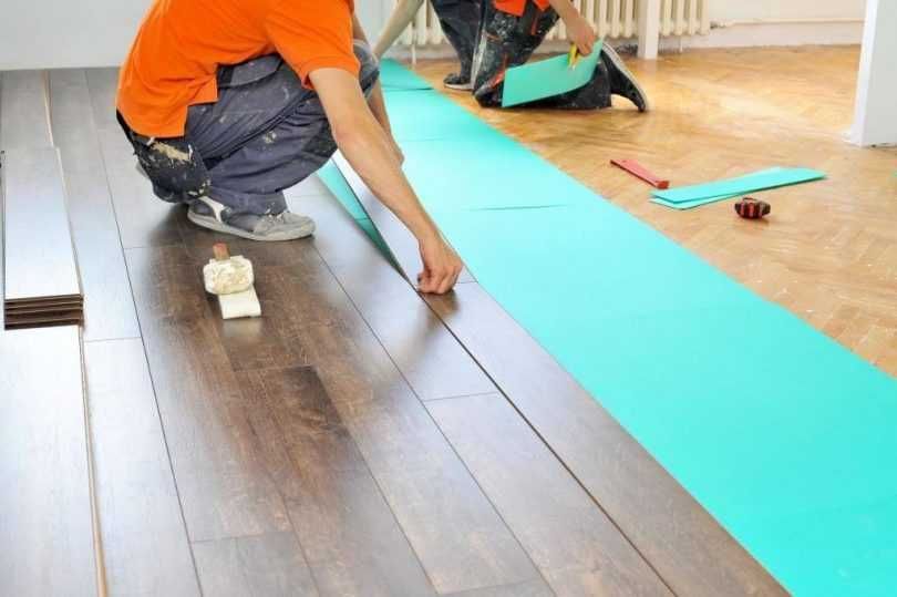 Укладка ламината  установка кварцвинила заливка пола в Астане