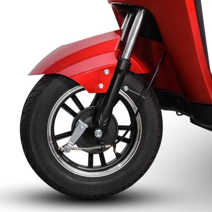 Tricicletă Electrică rosie, Fără Permis, Motor 1000W (max. 2500W)