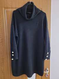 Черен пуловер туника