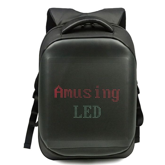 Rucsac multifunctional/laptop, cu panou LED, waterproof