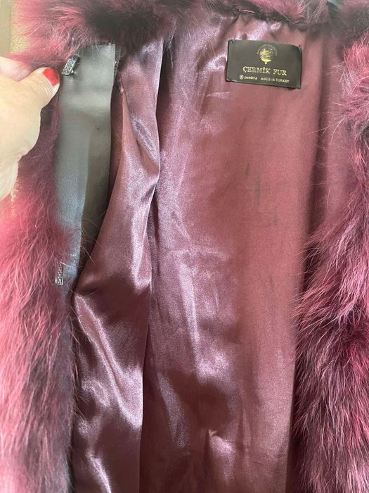 Елек естествен косъм лисица