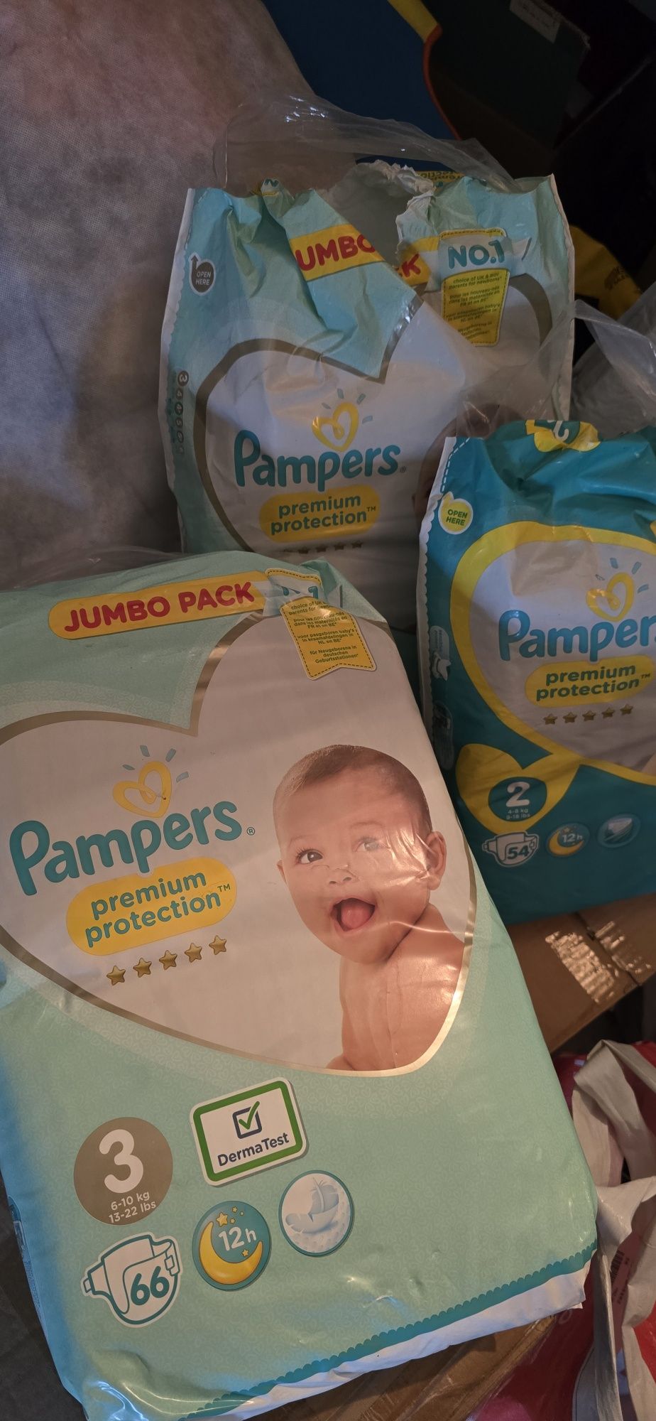 Пелени Pampers Premium Protection 3 (6-10 кг) 66 броя + БОНУСИ