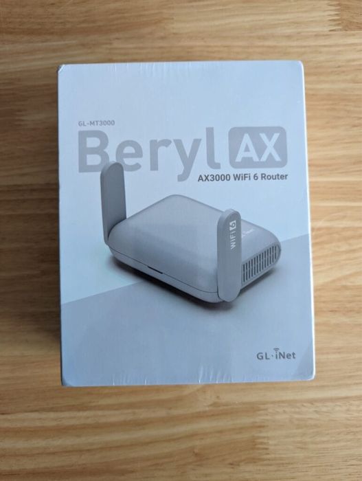 Router portabil GL.inet Beryl AX GL-MT3000 Wi-Fi 6, Wireguard, Adblock
