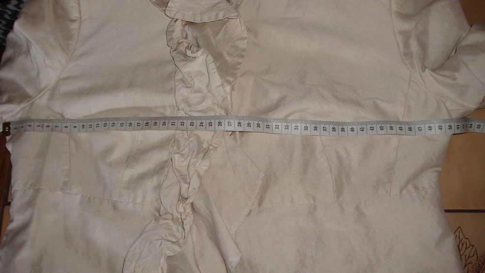 Trench crem alb lăptos XL 42 s.Oliver