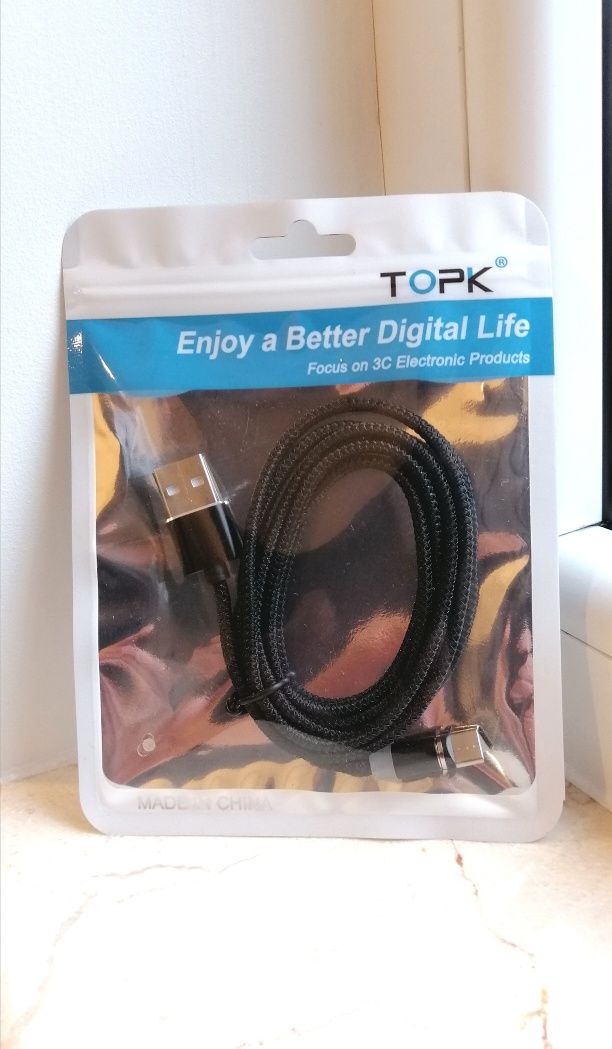 Cablu magnetic super calitate " TOPK" type C