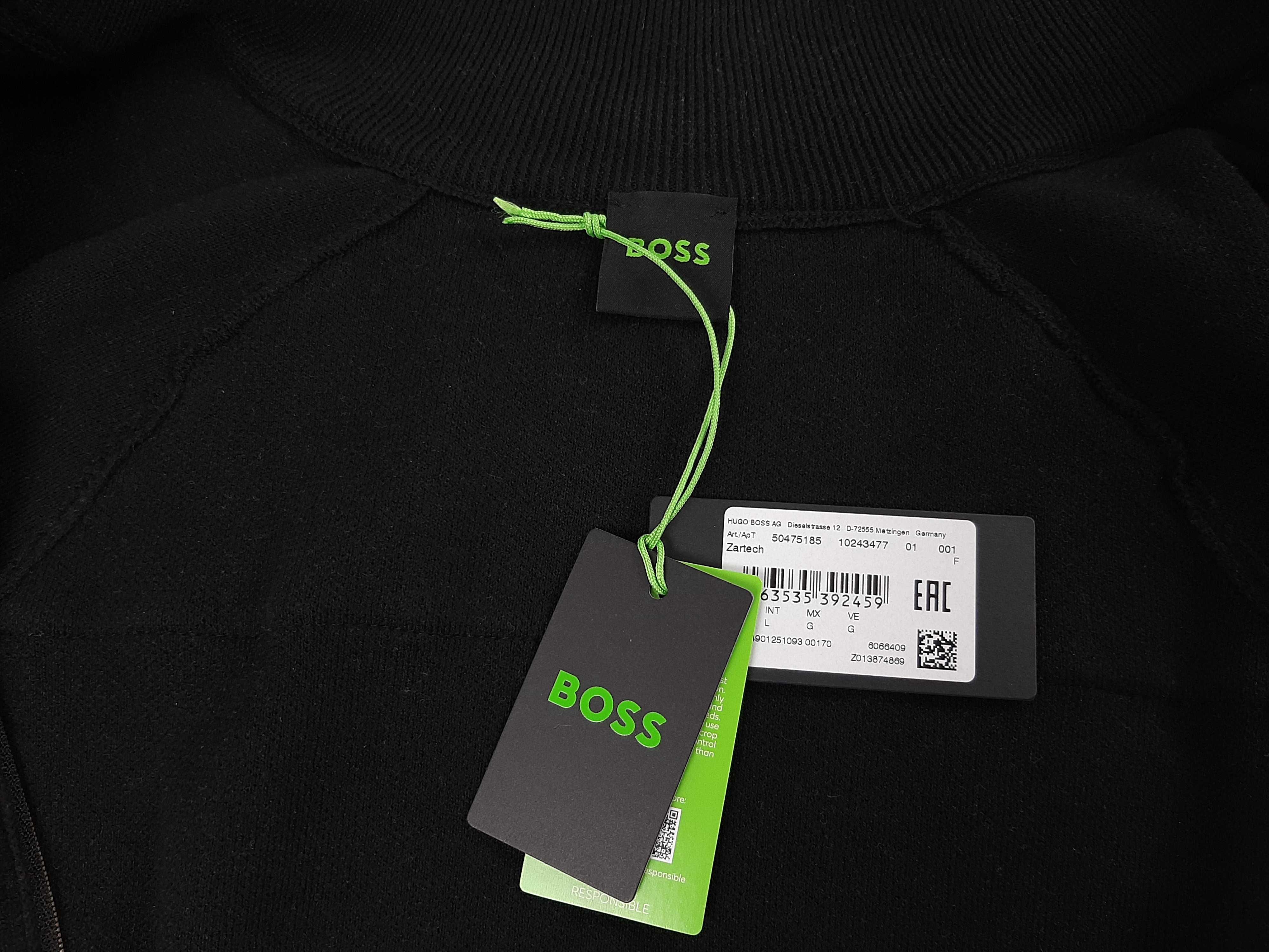 Hugo Boss Zartech - Оригинална мъжка жилетка с цип размер L
