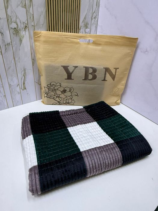 1,5 плед клетка хб