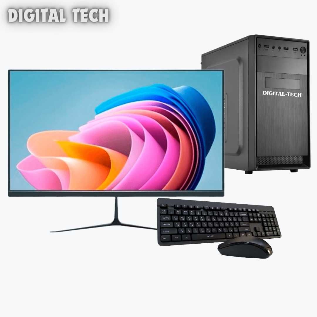 Компьютер Digital-Tech Office/Core i5/Ram 8GB/SSD 256GB/PSU-45OW/24"