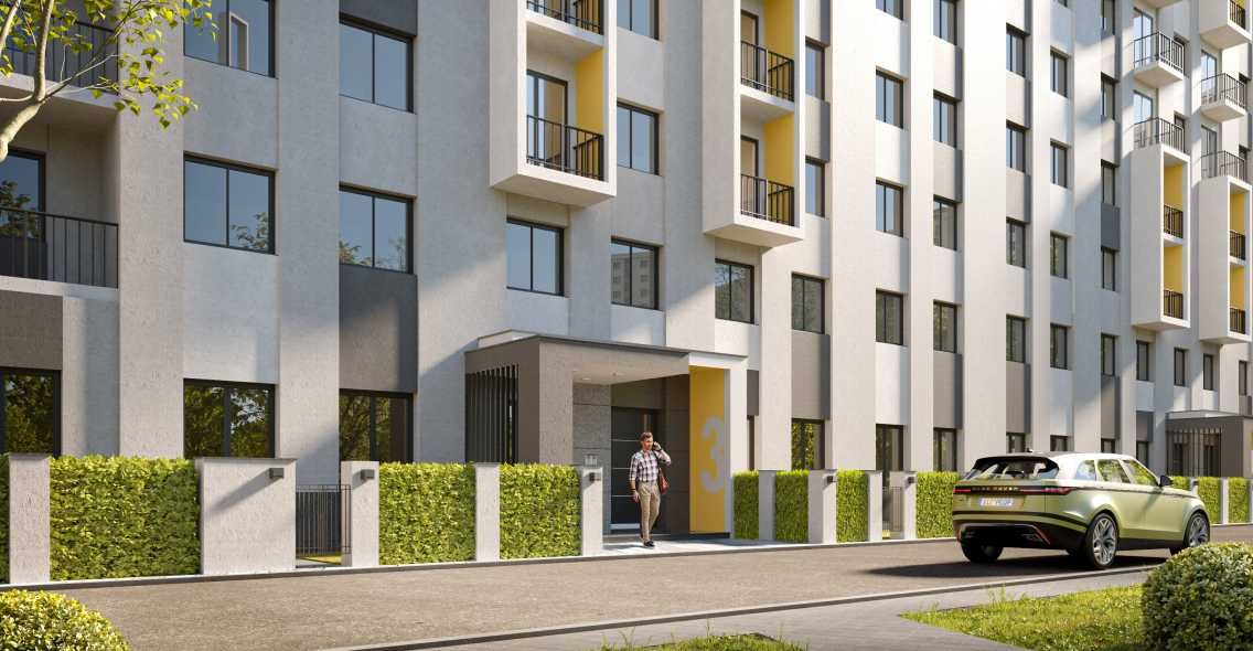 ЖК Fayzli hayot. 1-комнатная, 38 м². г. Ташкент, ТРЦ "Компас"