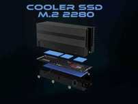 Cooler SSD M.2 2280 NVMe radiator pasiv Aluminiu negru