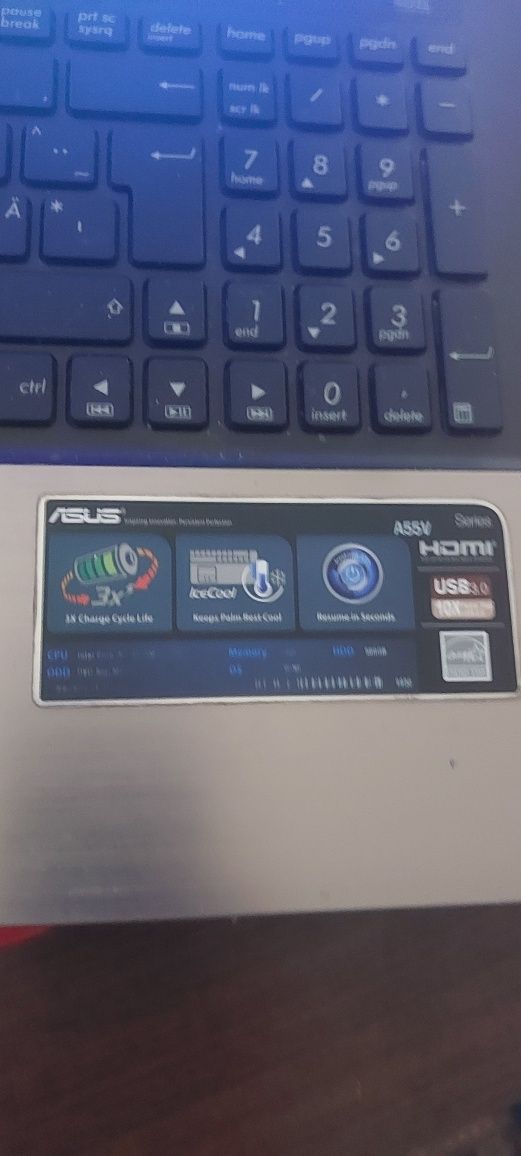 Vand laptop Asus 170€