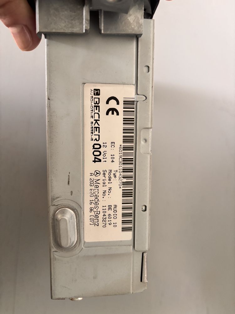 Casetofon original Mercedes Benz audio 10 Dolby b nr