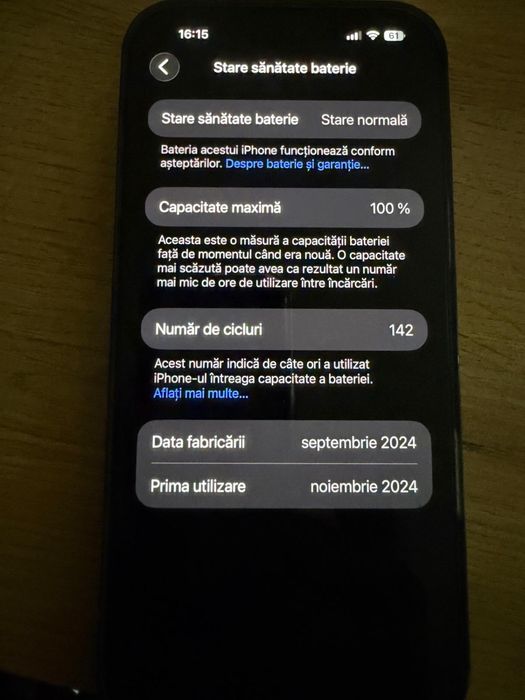 Vand iphone 16 pro max