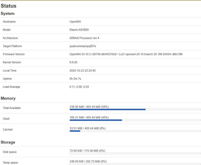 безжичен рутер Xiaomi Mi AIoT Router AX3600 WiFi 6 OpenWRT 512/256Mb