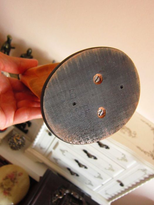 cadou unic Maria cu pruncul Madonna Mid-Century Stilizat vintage lemn