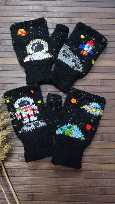 Дамски ръкавици без пръсти