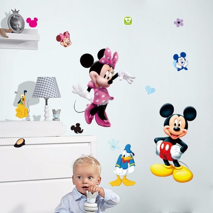 STICKER PERETE tapet desene pe pereti DISNEY camera copii Mickey Mouse
