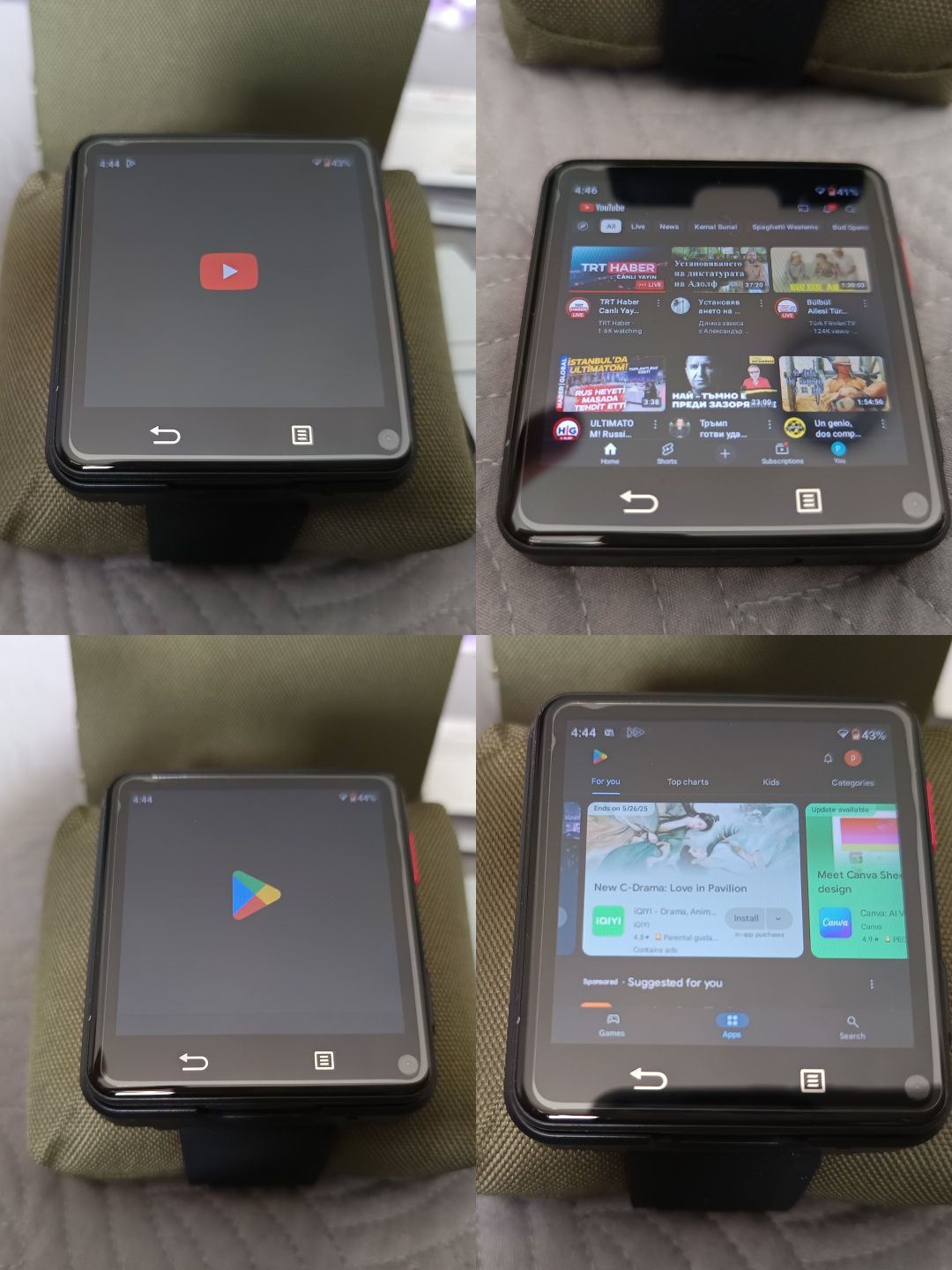 Смарт часовник с SIM, GPS, Android