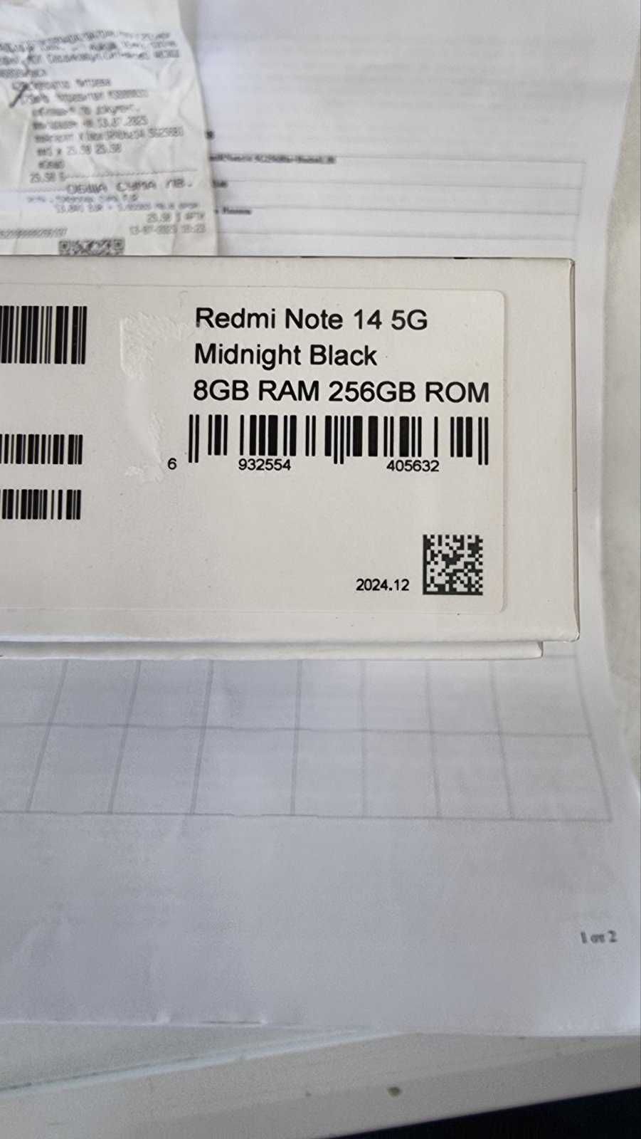 ***Топ цена/Гаранция***Redmi 14 Note 256GB