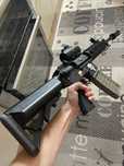 LAR 15 Airsoft cu scope si cu supressor