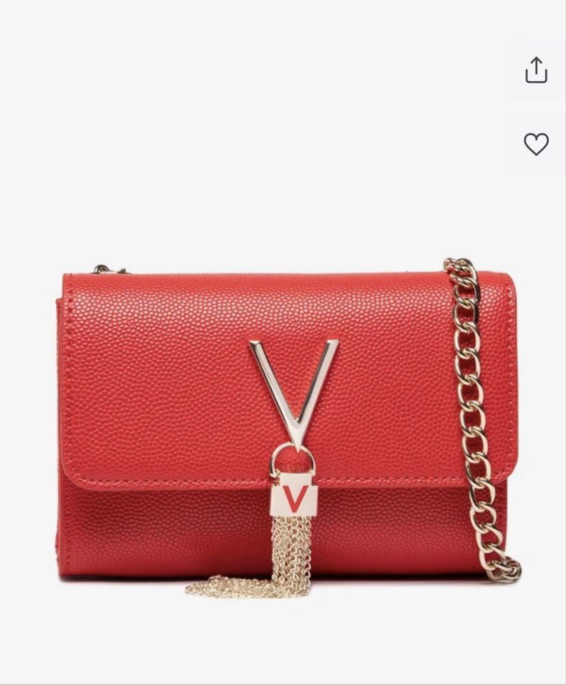 Чанта Valentino в червено