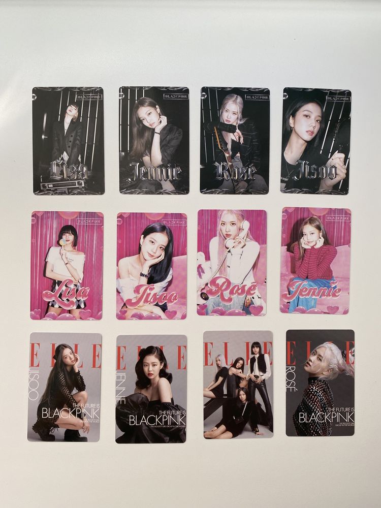 Карточки Blackpink (k-pop)