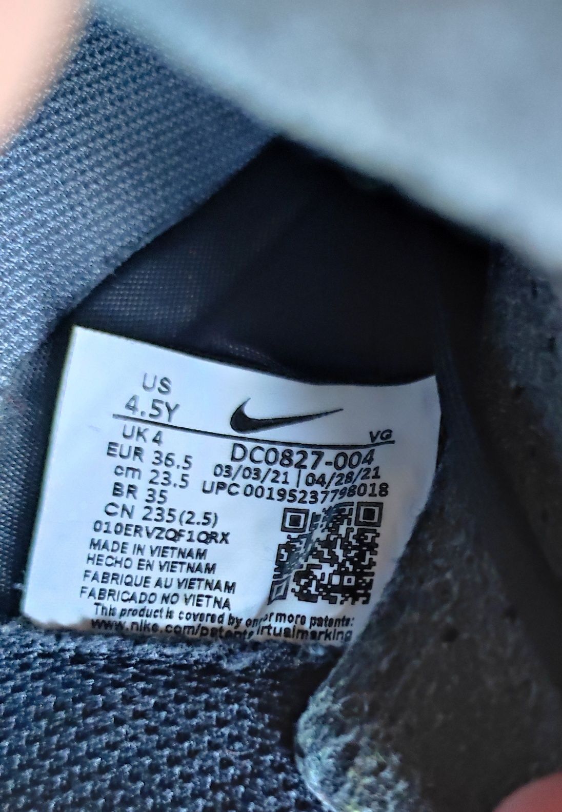 Nike футболни обувки, дете, 36.5